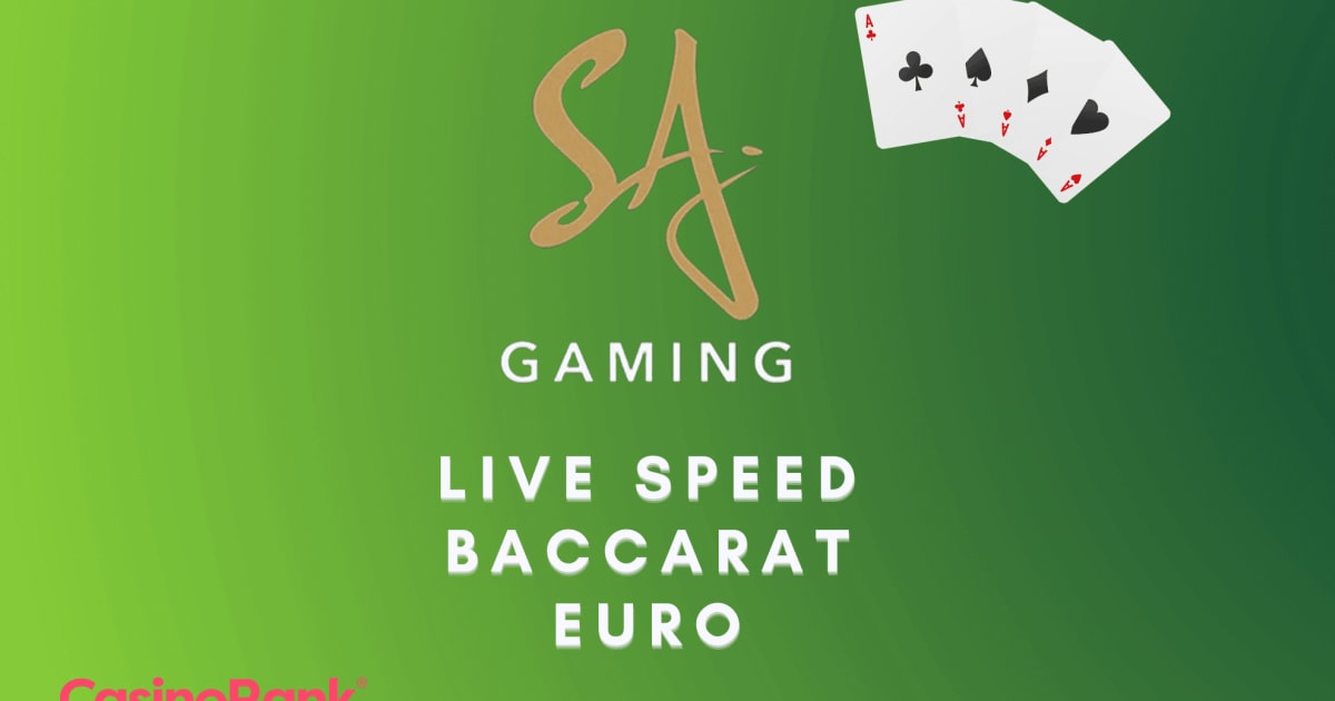 Euro Speed Baccarat ao vivo da SA Gaming